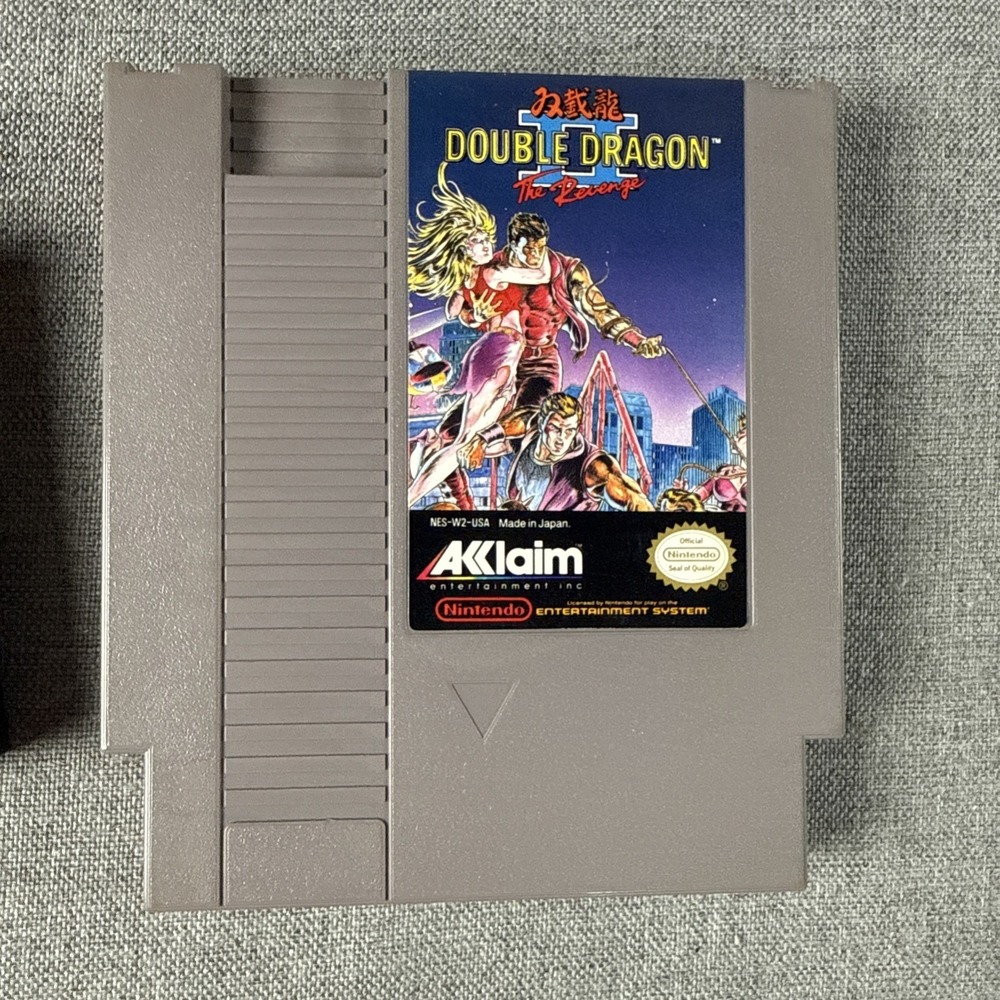 Nintendo Double Dragon Two The Revenge 1985 With Nintendo Sleeve - Picture 2 of 6